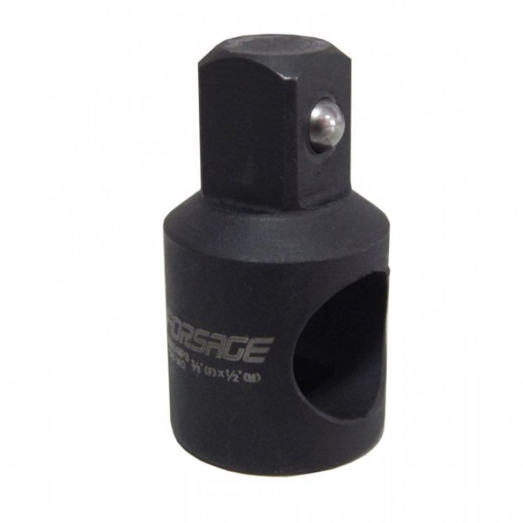 Адаптер ударный 3/8"(F)x1/2"(M) (усиленный, сталь SCM 440)