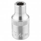 Головка 4мм (12гр.), 1/4" Головка 4мм (12гр.), 1/4"