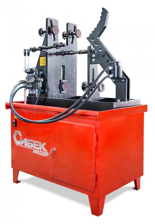 Лидер  (ДПМ8.0.000Д-220 СБ) Стенд для правки дисков (Электрический стенд 220В с гидроприводом для правки мотоциклетных дисков)
