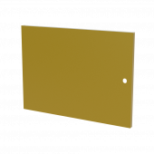 Фасад для модуля тумба/дверь для верстака GAROPT, серия HARD, ЖЕЛТЫЙ