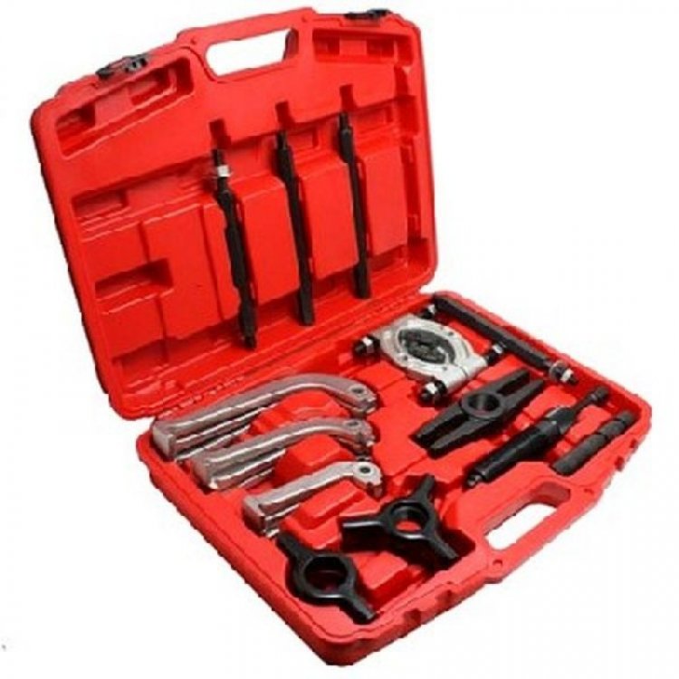 Комплект съемников подшипников универсальный (сегментного типа/двух- трехзахватные , L: 160мм, 210мм, 270мм), в кейсе