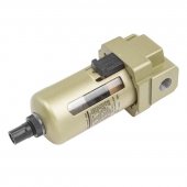 Фильтр воздушный для пневмосистем 1/4" (10Мк, 1500 л/мин, 0-10bar,раб. температура 5°-60°) Фильтр воздушный для пневмосистем 1/4" (10Мк, 1500 л/мин, 0-10bar,раб. температура 5°-60°)