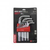 Набор ключей Г-образных 6-гранных 13пр. (2,2.5,3,4,5,6,7,8,10,12,14,17,19мм), в пластиковом держателе Набор ключей Г-образных 6-гранных 13пр. (2,2.5,3,4,5,6,7,8,10,12,14,17,19мм), в пластиковом держателе