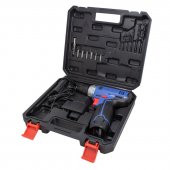 Шуруповерт аккумуляторный 12V,1.3Ah патрон 0,8-10мм(2 шт Li-ion, индикатор зарядки .сверло 1.5,2,3,4,5,6мм.биты PH1,2 PZ1,2,SL5,6 и битодержатель) в к