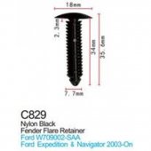 Клипса для крепления внутренней обшивки а/м Фиат/ Фольксваген/ Форд пластиковая (100шт/уп.) Клипса для крепления внутренней обшивки а/м Фиат/ Фольксваген/ Форд пластиковая (100шт/уп.)