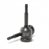 Головка-бита SPLINE глубокая ударная1/2", M6 с отверстием