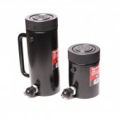 Цилиндр гидравлический с резьбовым штоком и гайкой для механической фиксации 30т (ход штока-150мм,Ø штока-75мм,общий Ø-103мм, L-256мм, 700bar) Цилиндр гидравлический с резьбовым штоком и гайкой для механической фиксации 30т (ход штока-150мм,Ø штока-75мм,общий Ø-103мм, L-256мм, 700bar)