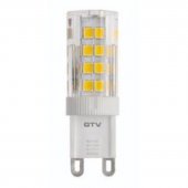 Лампочка светодиодная G9, SMD 2835, 4000K, 3,5W, AC220-240V, 360град, 320lm, 38mA