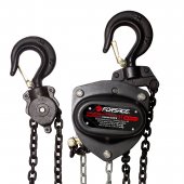 Лебедка механическая подвесная с лепестковым механизмом фиксации цепи натяжения, 2т (длина цепи - 3м) Лебедка механическая подвесная с лепестковым механизмом фиксации цепи натяжения, 2т (длина цепи - 3м)