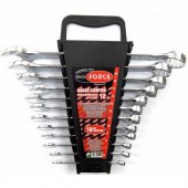 Набор ключей комбинированных 12пр. в пластиковом держателе (6-14, 17,19, 22мм) Набор ключей комбинированных 12пр. в пластиковом держателе (6-14, 17,19, 22мм)