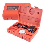 Индикатор часового типа с магнитной стойкой (0-10мм, погрешность-0,01мм), в кейсе Индикатор часового типа с магнитной стойкой (0-10мм, погрешность-0,01мм), в кейсе