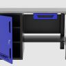 Верстак однотумбовый с ящиком 1400*700 GAROPT синий, GT1400STDY1.blue