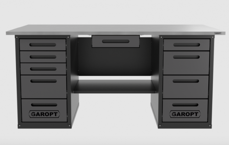 Верстак с ящиком двухтумбовый 4 ящиков /5 ящиков 1800*700 серый GAROPT, GT1800Y1Y4Y5.grey Верстак с ящиком двухтумбовый 4 ящиков /5 ящиков 1800*700 серый GAROPT, GT1800Y1Y4Y5.grey