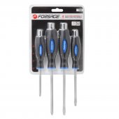 Набор отверток силовых  магнитных "Profi"4пр.(SL:5.5х100,6.5х125мм; PH:1х75,2х125мм)в блистере