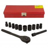 Набор инструментов ударных 12пр. 1/2" (6гр.)(10-24мм) Набор инструментов ударных 12пр. 1/2" (6гр.)(10-24мм)