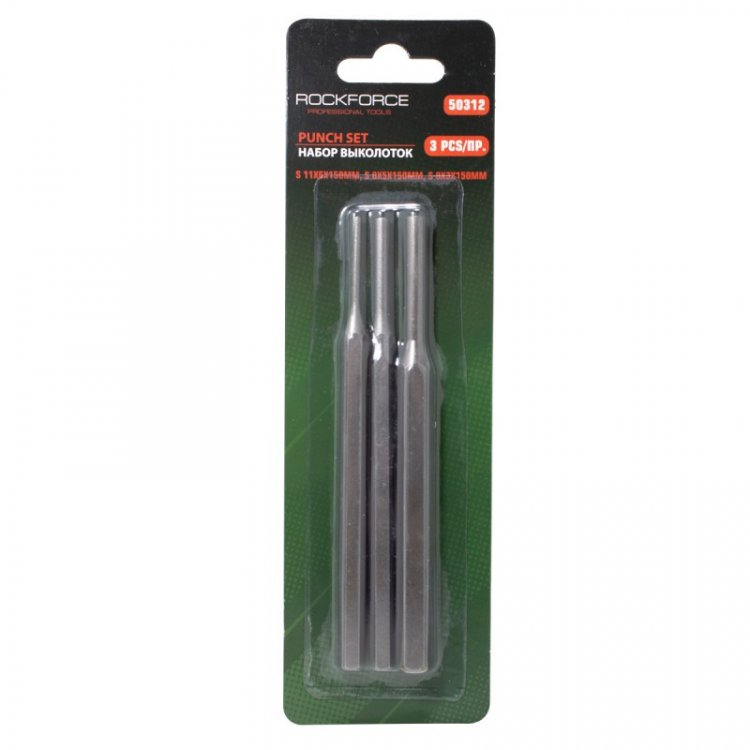 Набор выколоток, 3пр.(6х150мм, 5х150мм, 3х150мм),в блистере