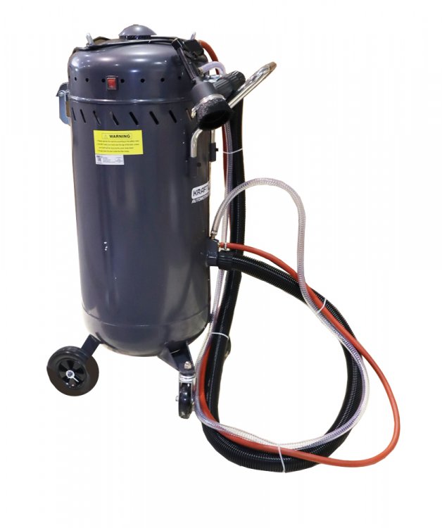 Установка пескоструйная 104 л мобильная Установка пескоструйная 104 л мобильная