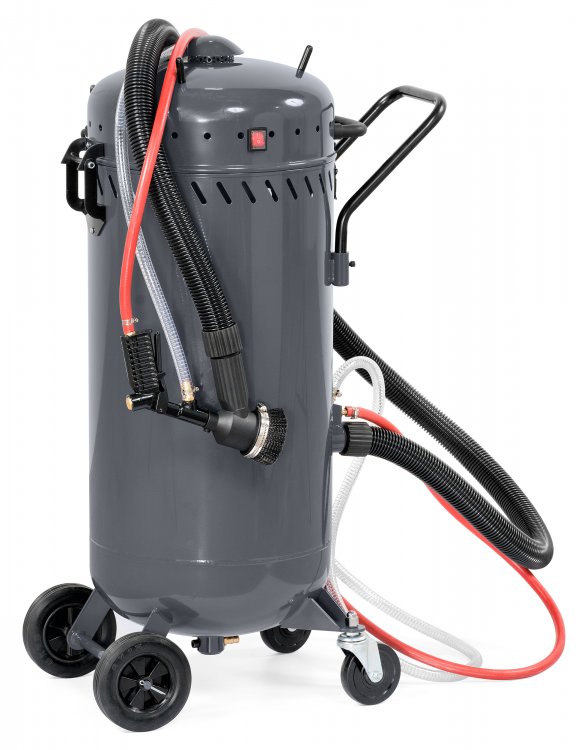 Установка пескоструйная 104 л мобильная Установка пескоструйная 104 л мобильная