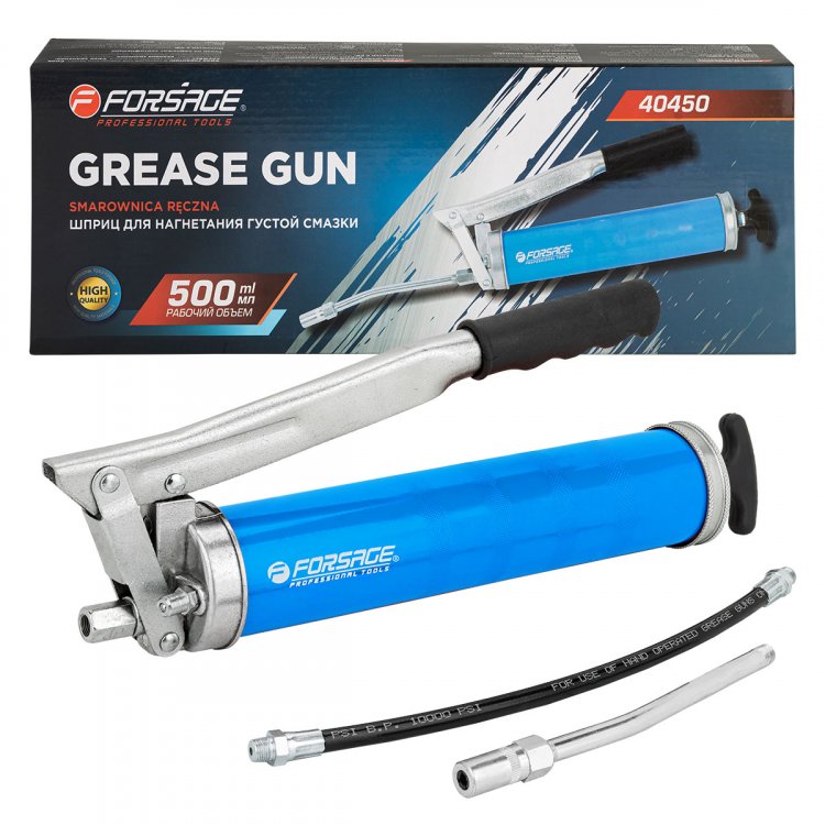 Шприц для нагнетания густой смазки 500мл Шприц для нагнетания густой смазки 500мл