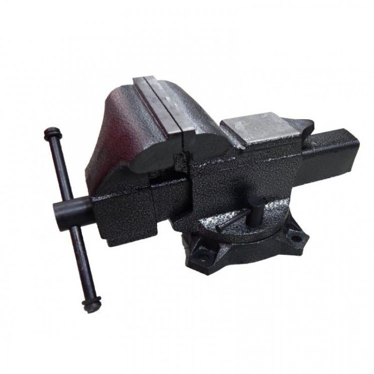 Тиски стальные поворотные с наковальней 4" - 100мм Тиски стальные поворотные с наковальней 4" - 100мм