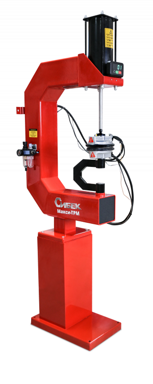 Макси - ТРМ  (ВЭП1.ТРМ.00-12СБ) Электрический вулканизатор (220В, 1200Вт с двумя нагр. элементами t=145ºС , пневматическим приводом и регулятором температуры)