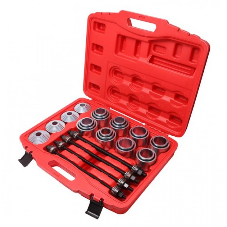 Набор для снятия и установки втулок, подшипников и сайлентблоков универсальный (М10, М12, М14, М16)