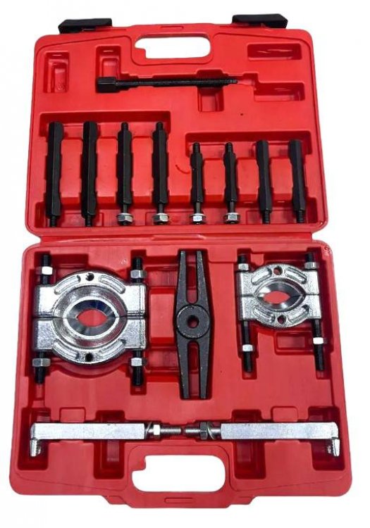 Набор съемников с сепаратором 14 предметов, horex, арт. № HZ 25.1.031J Набор съемников с сепаратором 14 предметов, horex, арт. № HZ 25.1.031J