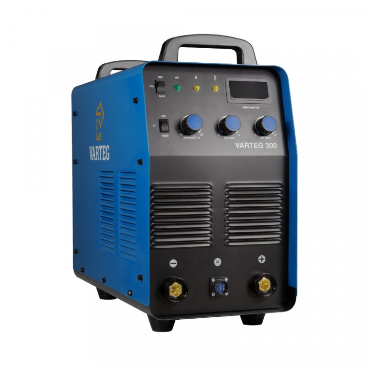 Сварочный аппарат VARTEG 300 - Регулировка горячего старта. Регулировка форсажа дуги (контроль стабилизации дуги). Отключаемый VRD. Антизалипание. Разъем под пульт ДУ. MMA, панельные розетки 35 мм2, напряжение питания: 380В±15%, Диапазон сварочного т Сварочный аппарат VARTEG 300 - Регулировка горячего старта. Регулировка форсажа дуги (контроль стабилизации дуги). Отключаемый VRD. Антизалипание. Разъем под пульт ДУ. MMA, панельные розетки 35 мм2, напряжение питания: 380В±15%, Диапазон сварочного т