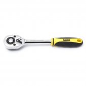 Трещотка хромированная с резиновой рукояткой 1/2" 24 зуб. Трещотка хромированная с резиновой рукояткой 1/2" 24 зуб.