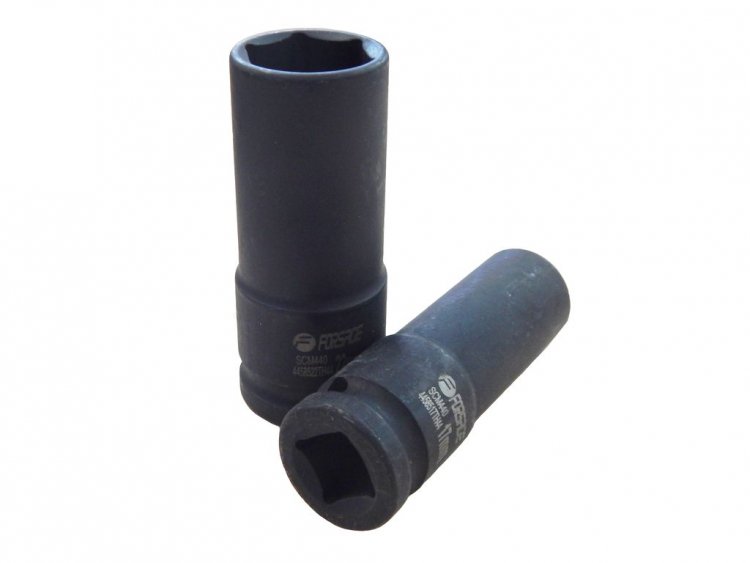 Головка ударная глубокая тонкостенная 22мм ( 6 гр.), 1/2" (80 ммL) сталь повышенной прочности 440SCM