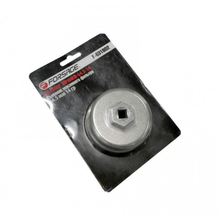 Съемник масляного фильтра ''крышка''64.5мм х 14гр, в блистере