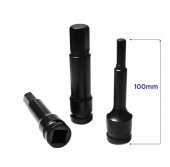 Головка-бита 6-гранная ударная 7мм, 1/2"