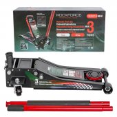 Домкрат подкатной гидравлический 3 т усиленный низкопрофильный (2 поршня, резиновая накладка,h min75мм,h max510,черно-зеленый) Домкрат подкатной гидравлический 3 т усиленный низкопрофильный (2 поршня, резиновая накладка,h min75мм,h max510,черно-зеленый)